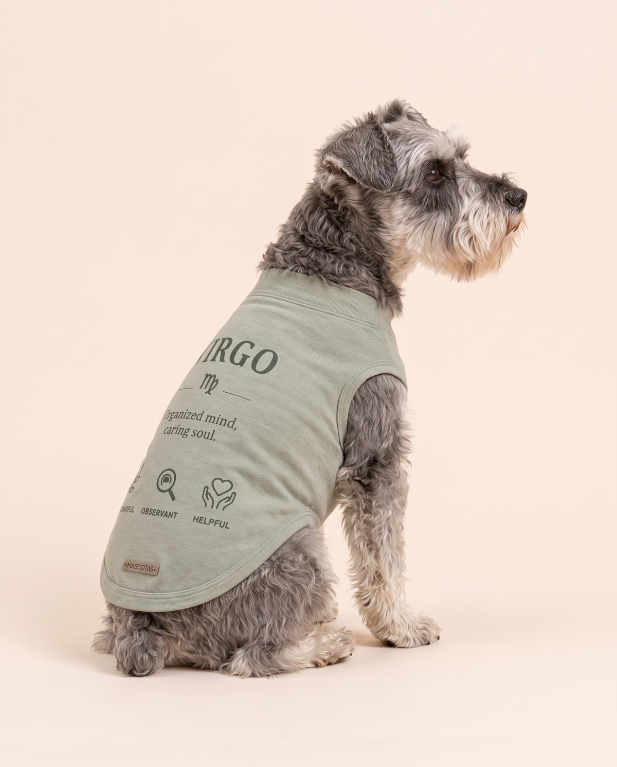 Virgo Zodiac Pima Cotton Dog Shirt