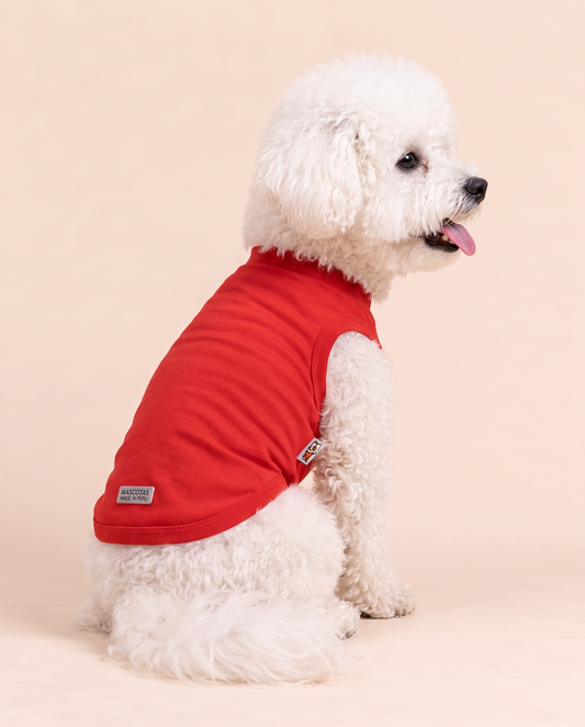 Hero Hound Flight Tee | Red Superhero Dog Shirt