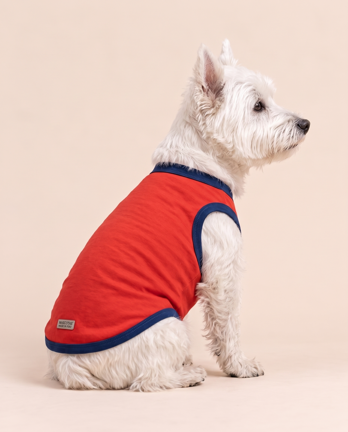 Brave Bark Hero Tee | Red Superhero Dog Costume Shirt