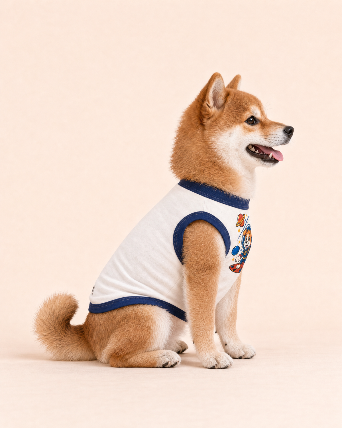 Cosmic Canine Explorer Tee | Space Dog Costume Shirt