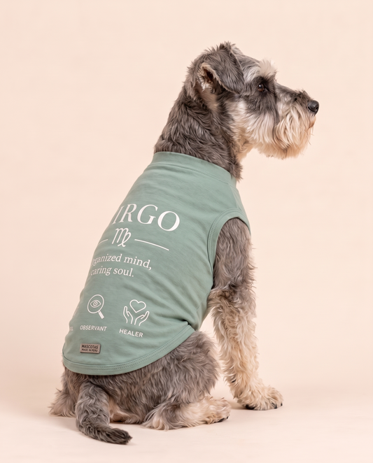 Virgo Zodiac Pima Cotton Dog Shirt