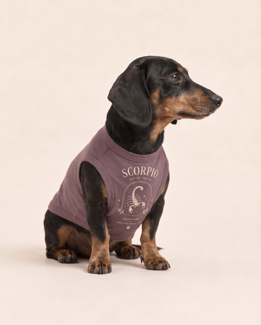 Scorpio Zodiac Pima Cotton Dog Shirt