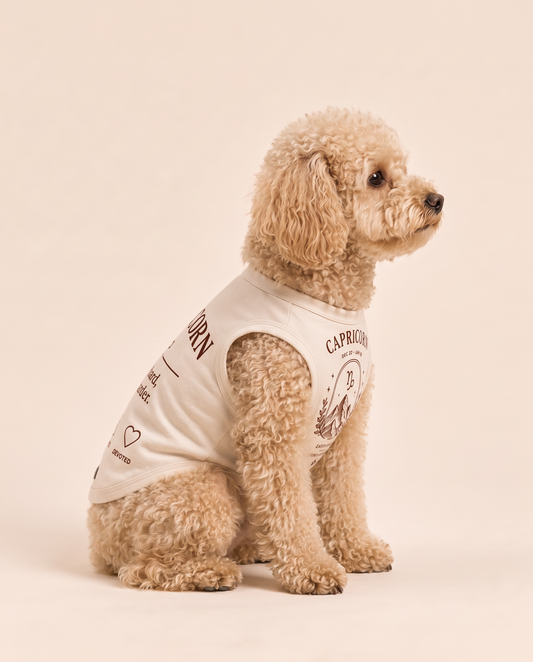 Capricorn Zodiac Pima Cotton Dog Shirt