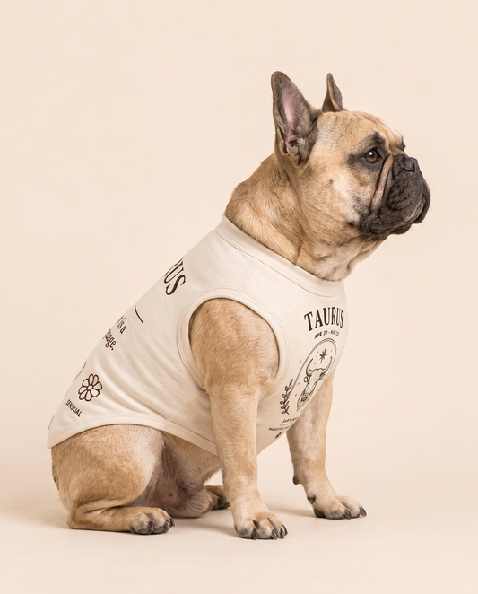 Taurus Zodiac Pima Cotton Dog Shirt