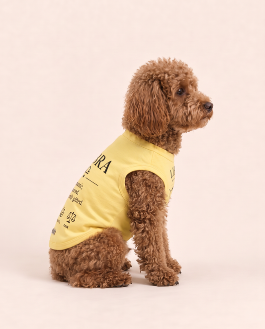 Libra Zodiac Pima Cotton Dog Shirt